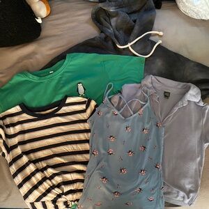 girl’s shirt and hoodie bundle
